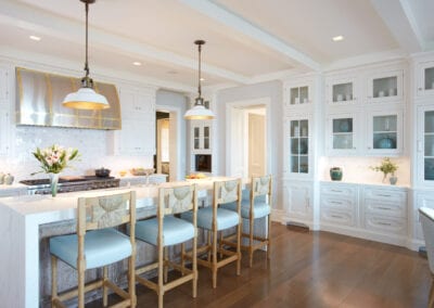 Custom White Luxurious Kitchen Remodel